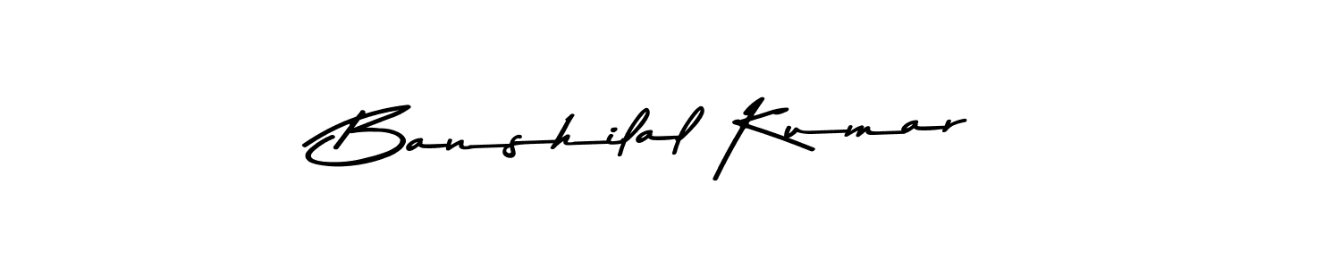 Make a short Banshilal Kumar signature style. Manage your documents anywhere anytime using Asem Kandis PERSONAL USE. Create and add eSignatures, submit forms, share and send files easily. Banshilal Kumar signature style 9 images and pictures png