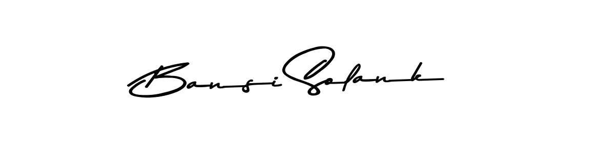 Bansi Solank stylish signature style. Best Handwritten Sign (Asem Kandis PERSONAL USE) for my name. Handwritten Signature Collection Ideas for my name Bansi Solank. Bansi Solank signature style 9 images and pictures png