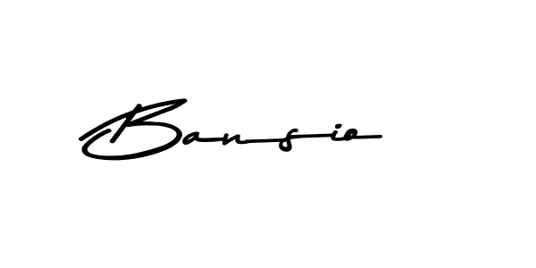 Make a beautiful signature design for name Bansio. Use this online signature maker to create a handwritten signature for free. Bansio signature style 9 images and pictures png