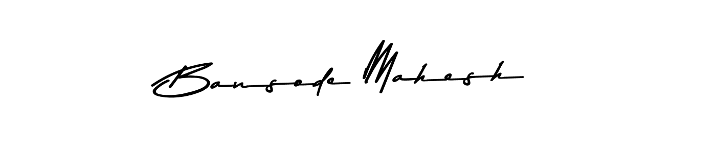 You should practise on your own different ways (Asem Kandis PERSONAL USE) to write your name (Bansode Mahesh) in signature. don't let someone else do it for you. Bansode Mahesh signature style 9 images and pictures png
