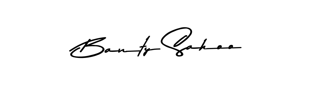 Use a signature maker to create a handwritten signature online. With this signature software, you can design (Asem Kandis PERSONAL USE) your own signature for name Banty Sahoo. Banty Sahoo signature style 9 images and pictures png