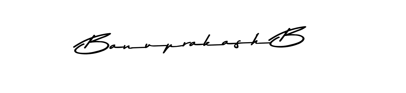 The best way (Asem Kandis PERSONAL USE) to make a short signature is to pick only two or three words in your name. The name Banuprakash B include a total of six letters. For converting this name. Banuprakash B signature style 9 images and pictures png