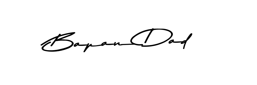 Make a beautiful signature design for name Bapan Dad. With this signature (Asem Kandis PERSONAL USE) style, you can create a handwritten signature for free. Bapan Dad signature style 9 images and pictures png