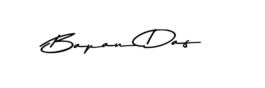 Create a beautiful signature design for name Bapan Das. With this signature (Asem Kandis PERSONAL USE) fonts, you can make a handwritten signature for free. Bapan Das signature style 9 images and pictures png