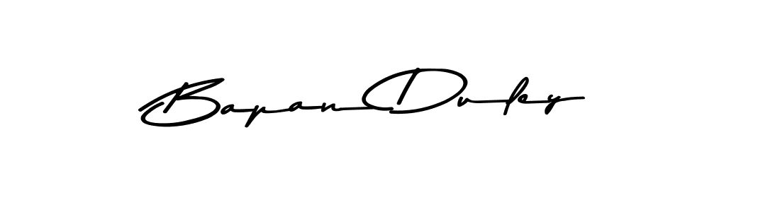 Also we have Bapan Duley name is the best signature style. Create professional handwritten signature collection using Asem Kandis PERSONAL USE autograph style. Bapan Duley signature style 9 images and pictures png