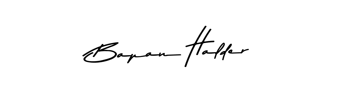 Make a beautiful signature design for name Bapan Halder. With this signature (Asem Kandis PERSONAL USE) style, you can create a handwritten signature for free. Bapan Halder signature style 9 images and pictures png