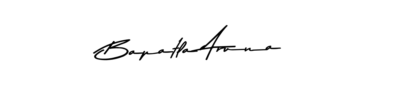 Bapatla Aruna stylish signature style. Best Handwritten Sign (Asem Kandis PERSONAL USE) for my name. Handwritten Signature Collection Ideas for my name Bapatla Aruna. Bapatla Aruna signature style 9 images and pictures png