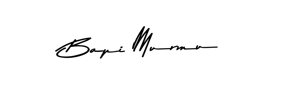 The best way (Asem Kandis PERSONAL USE) to make a short signature is to pick only two or three words in your name. The name Bapi Murmu include a total of six letters. For converting this name. Bapi Murmu signature style 9 images and pictures png