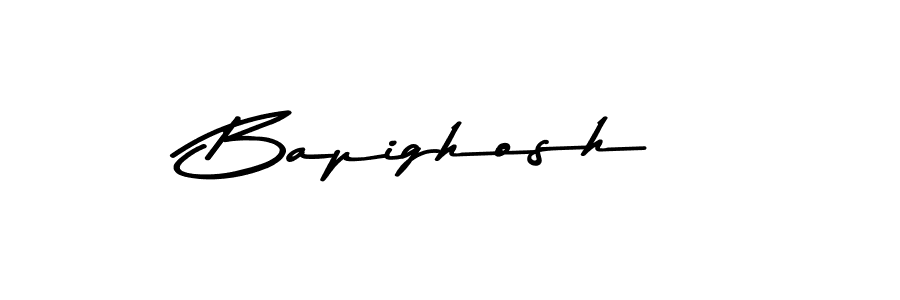 How to make Bapighosh signature? Asem Kandis PERSONAL USE is a professional autograph style. Create handwritten signature for Bapighosh name. Bapighosh signature style 9 images and pictures png
