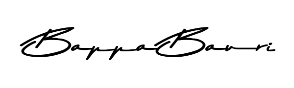 Asem Kandis PERSONAL USE is a professional signature style that is perfect for those who want to add a touch of class to their signature. Get Bappa Bauri name fancy signature for free. Bappa Bauri signature style 9 images and pictures png