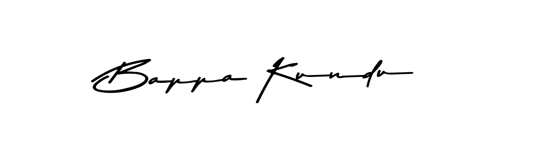 Create a beautiful signature design for name Bappa Kundu. With this signature (Asem Kandis PERSONAL USE) fonts, you can make a handwritten signature for free. Bappa Kundu signature style 9 images and pictures png