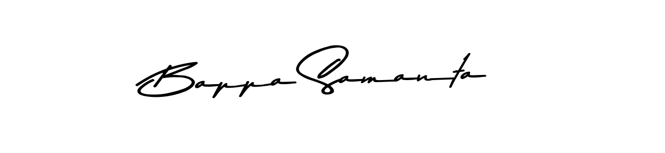 The best way (Asem Kandis PERSONAL USE) to make a short signature is to pick only two or three words in your name. The name Bappa Samanta include a total of six letters. For converting this name. Bappa Samanta signature style 9 images and pictures png