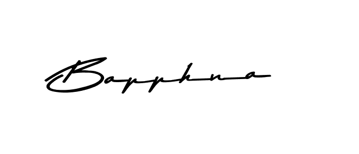 Use a signature maker to create a handwritten signature online. With this signature software, you can design (Asem Kandis PERSONAL USE) your own signature for name Bapphna. Bapphna signature style 9 images and pictures png