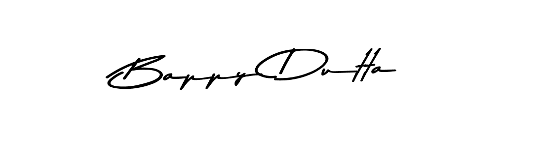 How to make Bappy Dutta signature? Asem Kandis PERSONAL USE is a professional autograph style. Create handwritten signature for Bappy Dutta name. Bappy Dutta signature style 9 images and pictures png