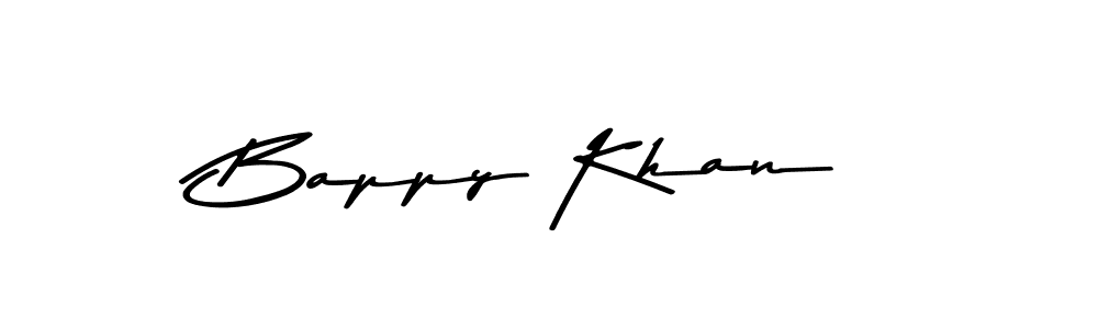 Design your own signature with our free online signature maker. With this signature software, you can create a handwritten (Asem Kandis PERSONAL USE) signature for name Bappy Khan. Bappy Khan signature style 9 images and pictures png