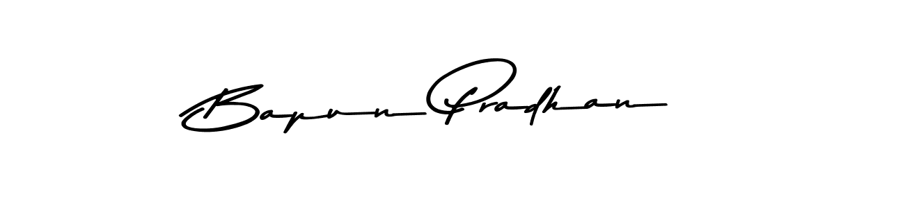 Create a beautiful signature design for name Bapun Pradhan. With this signature (Asem Kandis PERSONAL USE) fonts, you can make a handwritten signature for free. Bapun Pradhan signature style 9 images and pictures png