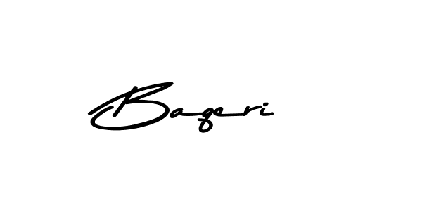 Use a signature maker to create a handwritten signature online. With this signature software, you can design (Asem Kandis PERSONAL USE) your own signature for name Baqeri. Baqeri signature style 9 images and pictures png