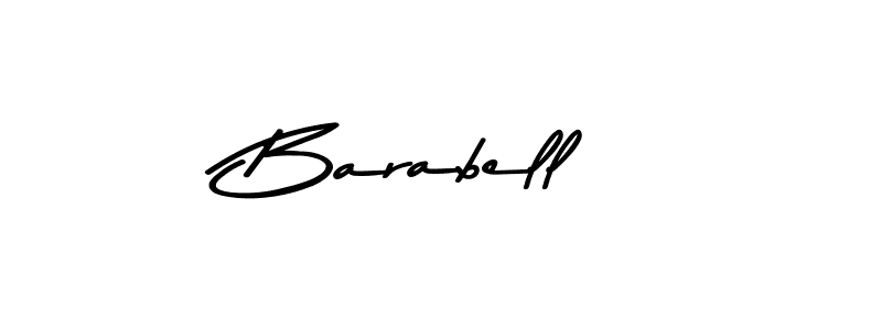 Barabell stylish signature style. Best Handwritten Sign (Asem Kandis PERSONAL USE) for my name. Handwritten Signature Collection Ideas for my name Barabell. Barabell signature style 9 images and pictures png