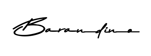 Create an unforgettable impression when signing with Barandino name styled in Asem Kandis PERSONAL USE typography. 100% free online generator. Barandino signature style 9 images and pictures png