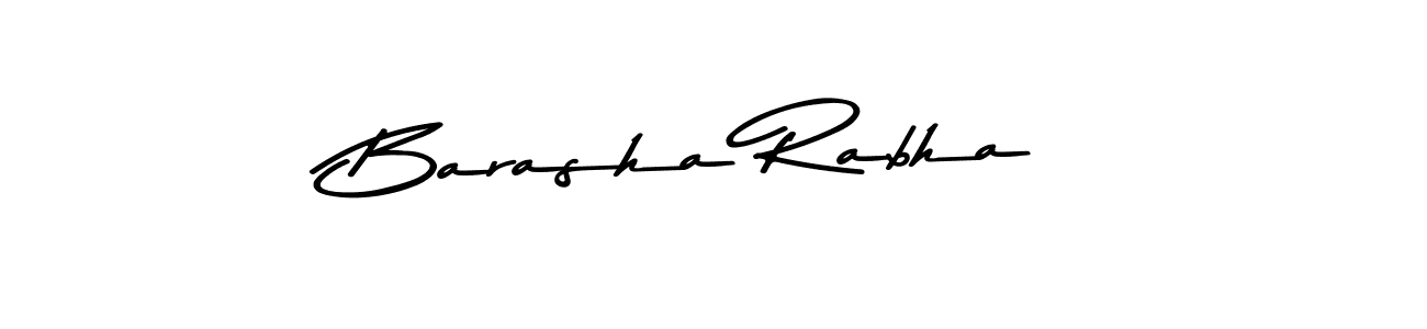 How to make Barasha Rabha signature? Asem Kandis PERSONAL USE is a professional autograph style. Create handwritten signature for Barasha Rabha name. Barasha Rabha signature style 9 images and pictures png