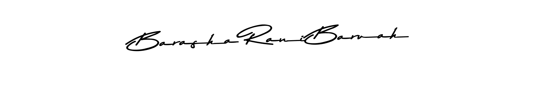 Design your own signature with our free online signature maker. With this signature software, you can create a handwritten (Asem Kandis PERSONAL USE) signature for name Barasha Rani Baruah. Barasha Rani Baruah signature style 9 images and pictures png