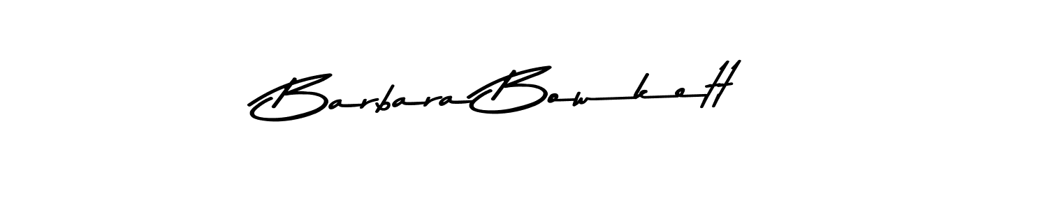 Barbara Bowkett stylish signature style. Best Handwritten Sign (Asem Kandis PERSONAL USE) for my name. Handwritten Signature Collection Ideas for my name Barbara Bowkett. Barbara Bowkett signature style 9 images and pictures png