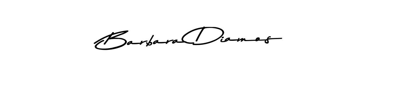 Make a beautiful signature design for name Barbara Diamos. With this signature (Asem Kandis PERSONAL USE) style, you can create a handwritten signature for free. Barbara Diamos signature style 9 images and pictures png