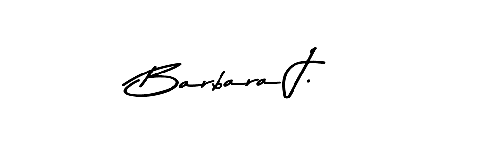 Barbara J. stylish signature style. Best Handwritten Sign (Asem Kandis PERSONAL USE) for my name. Handwritten Signature Collection Ideas for my name Barbara J.. Barbara J. signature style 9 images and pictures png