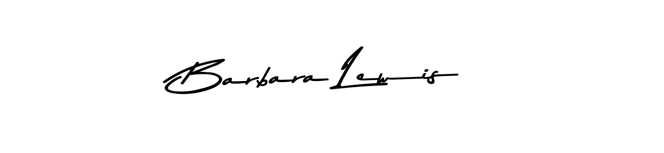 Design your own signature with our free online signature maker. With this signature software, you can create a handwritten (Asem Kandis PERSONAL USE) signature for name Barbara Lewis. Barbara Lewis signature style 9 images and pictures png