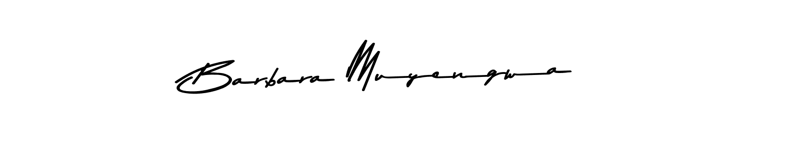 Create a beautiful signature design for name Barbara Muyengwa. With this signature (Asem Kandis PERSONAL USE) fonts, you can make a handwritten signature for free. Barbara Muyengwa signature style 9 images and pictures png