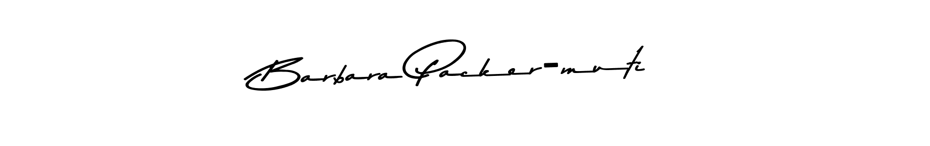 Asem Kandis PERSONAL USE is a professional signature style that is perfect for those who want to add a touch of class to their signature. It is also a great choice for those who want to make their signature more unique. Get Barbara Packer-muti name to fancy signature for free. Barbara Packer-muti signature style 9 images and pictures png