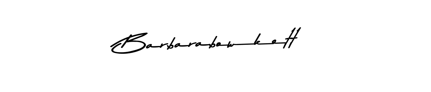 if you are searching for the best signature style for your name Barbarabowkett. so please give up your signature search. here we have designed multiple signature styles  using Asem Kandis PERSONAL USE. Barbarabowkett signature style 9 images and pictures png