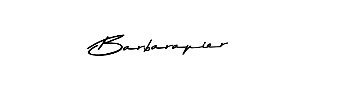 This is the best signature style for the Barbarapier name. Also you like these signature font (Asem Kandis PERSONAL USE). Mix name signature. Barbarapier signature style 9 images and pictures png