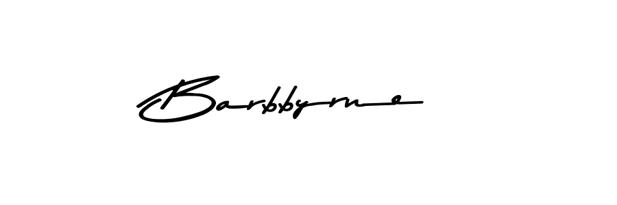 Barbbyrne stylish signature style. Best Handwritten Sign (Asem Kandis PERSONAL USE) for my name. Handwritten Signature Collection Ideas for my name Barbbyrne. Barbbyrne signature style 9 images and pictures png