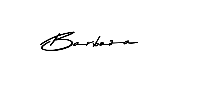 Create a beautiful signature design for name Barboza. With this signature (Asem Kandis PERSONAL USE) fonts, you can make a handwritten signature for free. Barboza signature style 9 images and pictures png