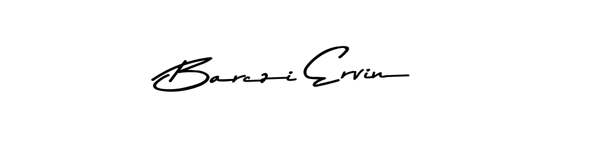 You should practise on your own different ways (Asem Kandis PERSONAL USE) to write your name (Barczi Ervin) in signature. don't let someone else do it for you. Barczi Ervin signature style 9 images and pictures png