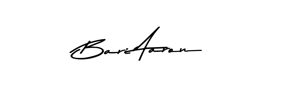 The best way (Asem Kandis PERSONAL USE) to make a short signature is to pick only two or three words in your name. The name Bari Aaron include a total of six letters. For converting this name. Bari Aaron signature style 9 images and pictures png