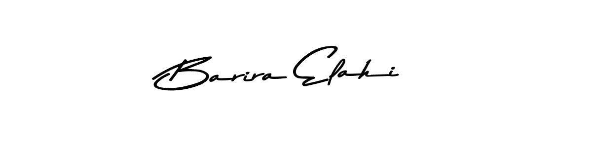 Design your own signature with our free online signature maker. With this signature software, you can create a handwritten (Asem Kandis PERSONAL USE) signature for name Barira Elahi. Barira Elahi signature style 9 images and pictures png