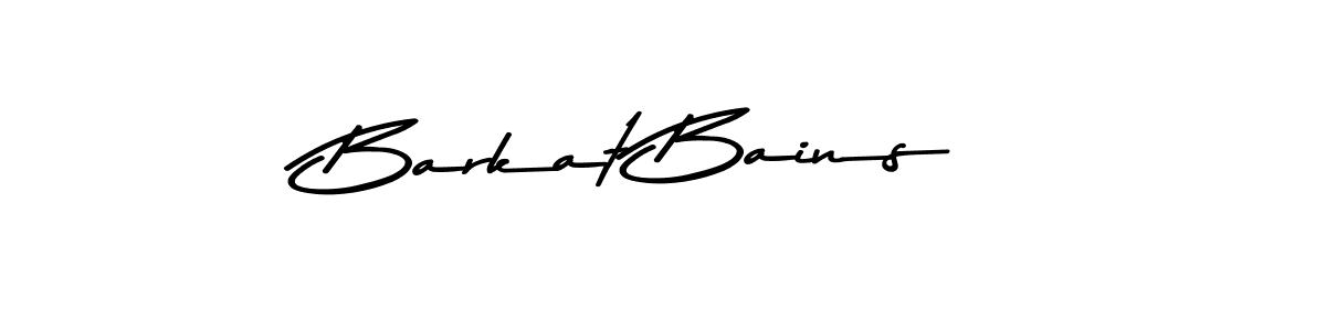 Design your own signature with our free online signature maker. With this signature software, you can create a handwritten (Asem Kandis PERSONAL USE) signature for name Barkat Bains. Barkat Bains signature style 9 images and pictures png