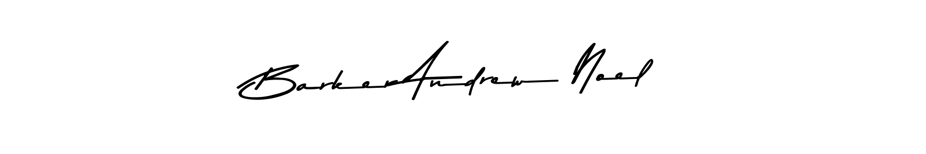 The best way (Asem Kandis PERSONAL USE) to make a short signature is to pick only two or three words in your name. The name Barker Andrew Noel include a total of six letters. For converting this name. Barker Andrew Noel signature style 9 images and pictures png