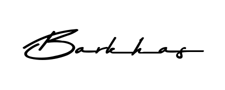 Make a beautiful signature design for name Barkhas. With this signature (Asem Kandis PERSONAL USE) style, you can create a handwritten signature for free. Barkhas signature style 9 images and pictures png