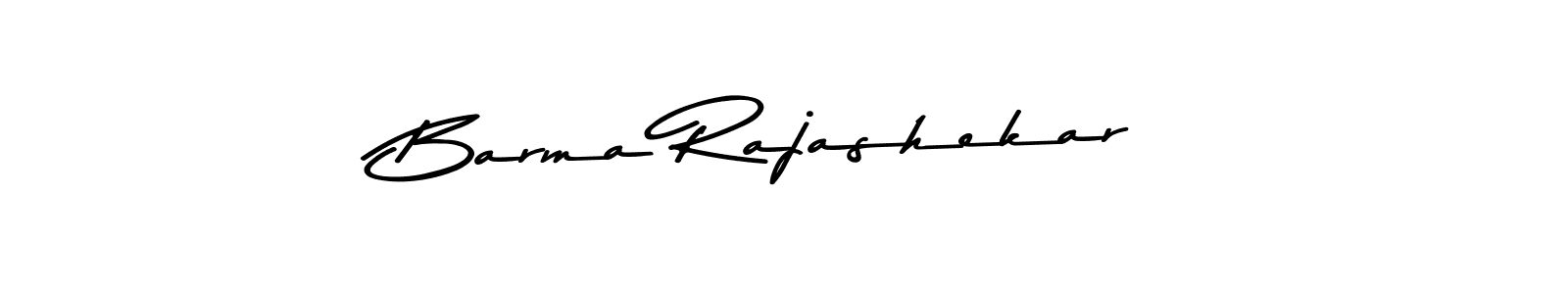 Design your own signature with our free online signature maker. With this signature software, you can create a handwritten (Asem Kandis PERSONAL USE) signature for name Barma Rajashekar. Barma Rajashekar signature style 9 images and pictures png