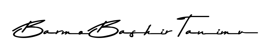 Once you've used our free online signature maker to create your best signature Asem Kandis PERSONAL USE style, it's time to enjoy signing your documents with Barmo Bashir Tanimu name. Barmo Bashir Tanimu signature style 9 images and pictures png