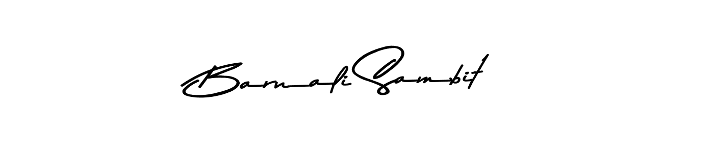 The best way (Asem Kandis PERSONAL USE) to make a short signature is to pick only two or three words in your name. The name Barnali Sambit include a total of six letters. For converting this name. Barnali Sambit signature style 9 images and pictures png