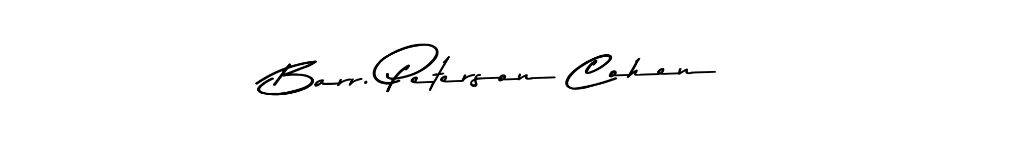 Asem Kandis PERSONAL USE is a professional signature style that is perfect for those who want to add a touch of class to their signature. It is also a great choice for those who want to make their signature more unique. Get Barr. Peterson Cohen name to fancy signature for free. Barr. Peterson Cohen signature style 9 images and pictures png