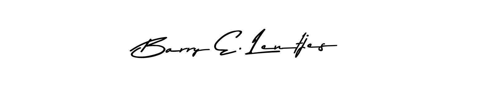 Design your own signature with our free online signature maker. With this signature software, you can create a handwritten (Asem Kandis PERSONAL USE) signature for name Barry E. Lentjes. Barry E. Lentjes signature style 9 images and pictures png