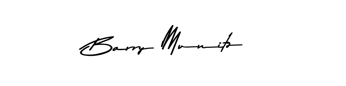 Create a beautiful signature design for name Barry Munitz. With this signature (Asem Kandis PERSONAL USE) fonts, you can make a handwritten signature for free. Barry Munitz signature style 9 images and pictures png