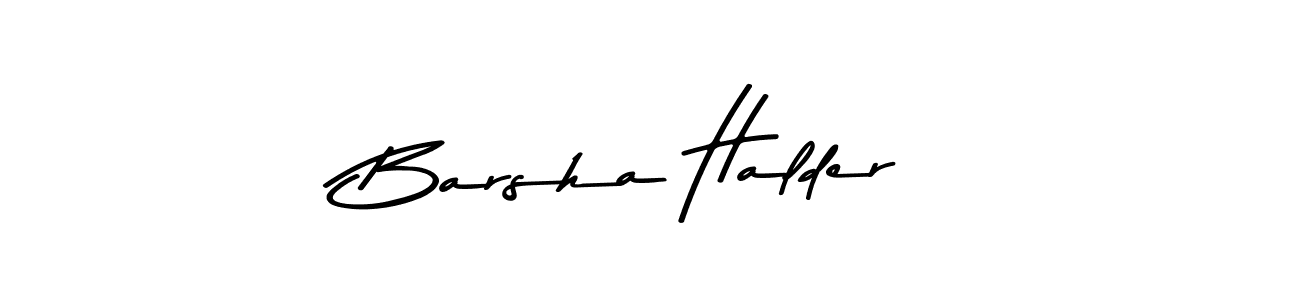 Use a signature maker to create a handwritten signature online. With this signature software, you can design (Asem Kandis PERSONAL USE) your own signature for name Barsha Halder. Barsha Halder signature style 9 images and pictures png