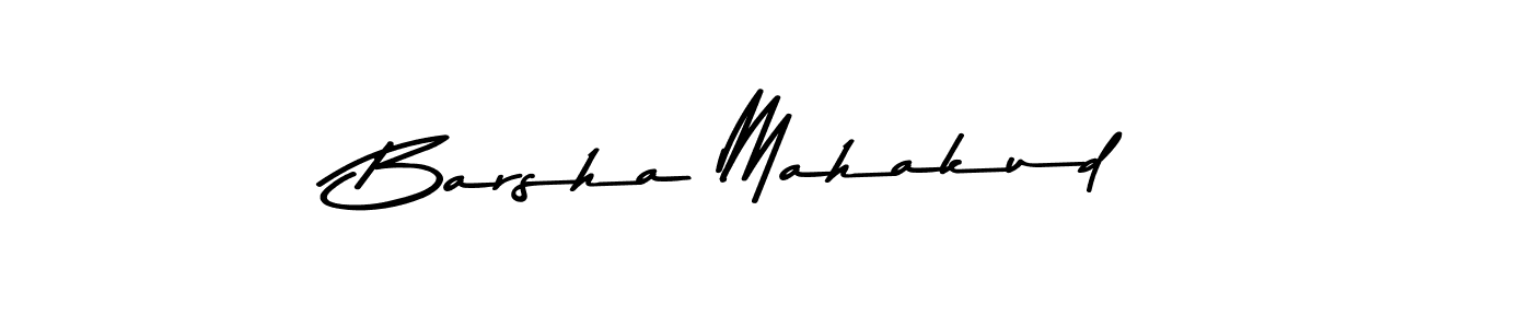 Also You can easily find your signature by using the search form. We will create Barsha Mahakud name handwritten signature images for you free of cost using Asem Kandis PERSONAL USE sign style. Barsha Mahakud signature style 9 images and pictures png