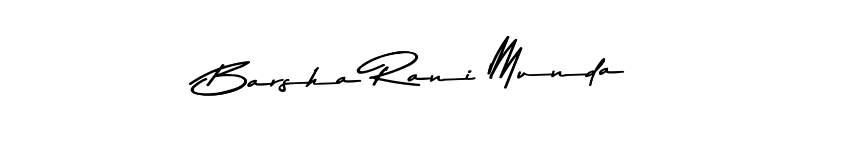 Similarly Asem Kandis PERSONAL USE is the best handwritten signature design. Signature creator online .You can use it as an online autograph creator for name Barsha Rani Munda. Barsha Rani Munda signature style 9 images and pictures png